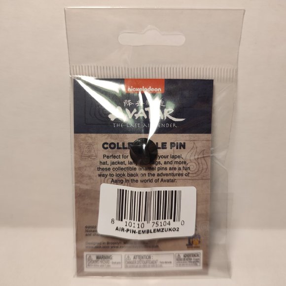 Avatar The Last Airbender Zuko Limited Edition Collectible Enamel Pin - Picture 2 of 3